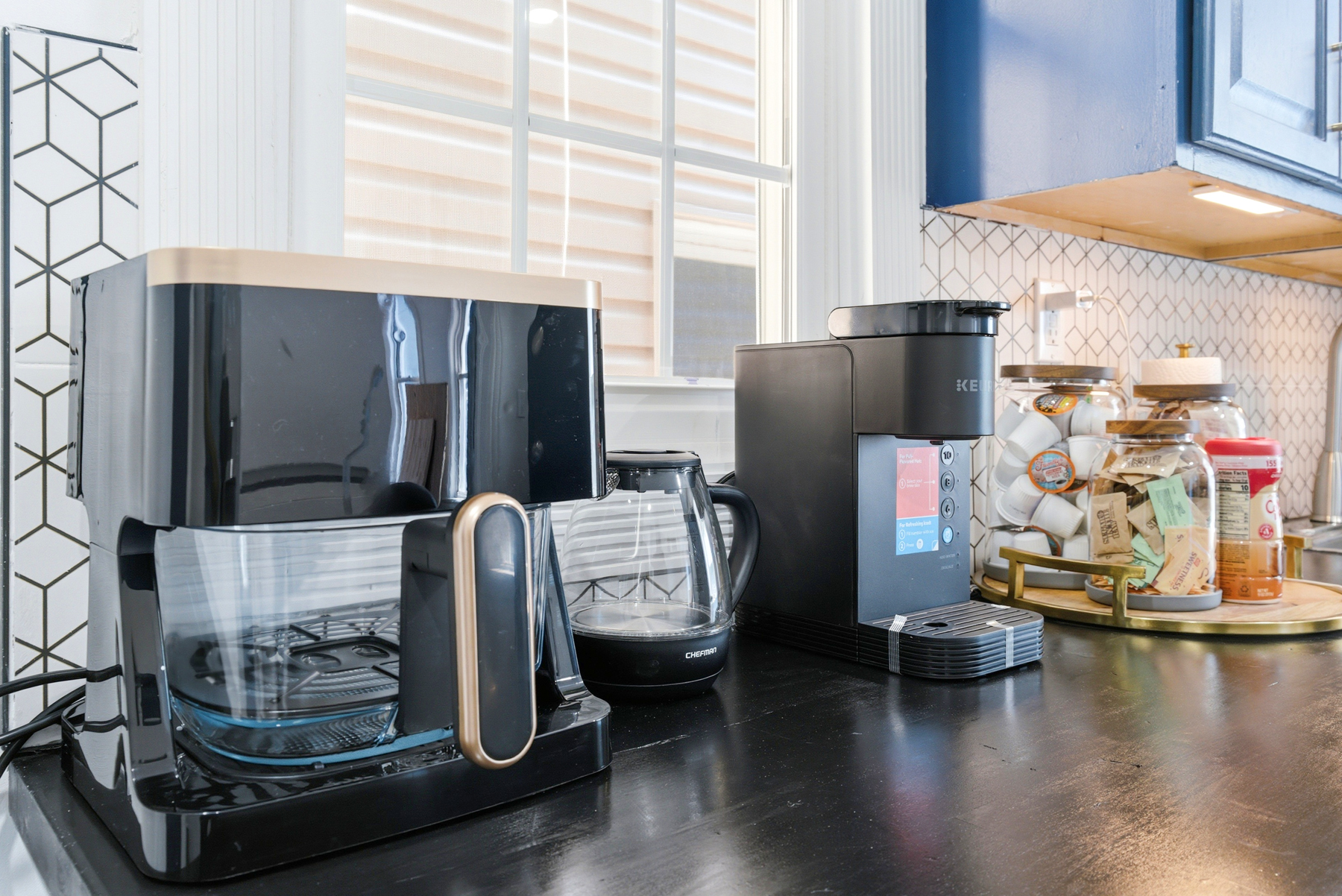 Coffee and tea station